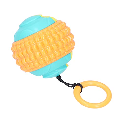 NOENNULL Hundetrainingsball, Dehnbares Haustier-Kauspielzeug für Hunde mit Strapazierfähigem Gummiseil Zum Üben Interaktiven Spielens (Orange) von NOENNULL