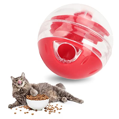 NOENNULL Slow Feeder Ball für Katzen – Interaktives Puzzlespiel für Ihre Katze – Befüllbar mit Futter und Leckereien – Ideal Zum Spielen Im Innenbereich für Kätzchen und Erwachsene von NOENNULL