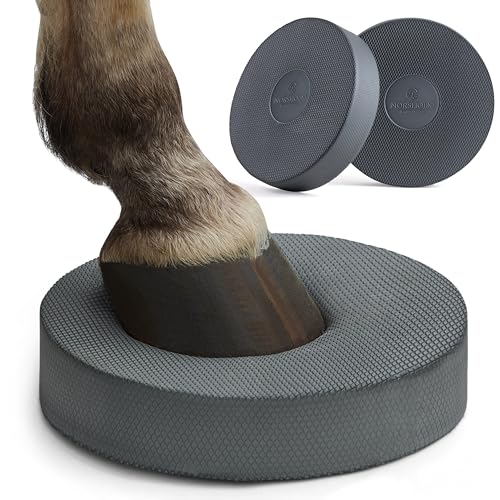 NØRSHOLM EQUESTRIAN Balance Pad Pferd 2er Set, Zubehör für die Bodenarbeit mit Pferden, 2X Pferde Balance Pads für Variables Training und Beschäftigung für Pferde Aller Art von NØRSHOLM EQUESTRIAN