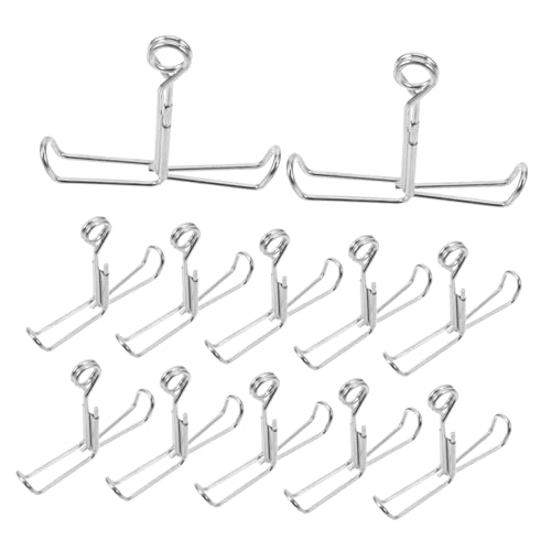 12st Federrohrschellen Aus Eisen Schlauchklemme Flachbacken-federklemme Klemmen Abschalten Schlauchschelle Aus Metall Clip Abschalten Wasserschlauch-Clip Gummischlauch Eben von NOLITOY