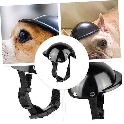 Haustier Helm Welpenhelm Motorradhelm Für Hunde Zubehör Für Hundekostüme Hund Schutzhelm Schützende Kopfbedeckungen Für Hunde Fahrradhelm Für Hunde Hundehelm Chihuahua Hund Katze von NOLITOY