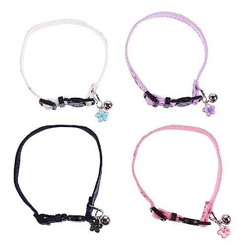 NOLITOY 12 STK Katzenhalsband Bogenkragen Latzschal Kätzchenhalsband Abreißhalsband Für Katzen Kleine Halsband Für Welpen Spitzenkragen Katzenhalsbänder Haustier Halskette Nylon von NOLITOY