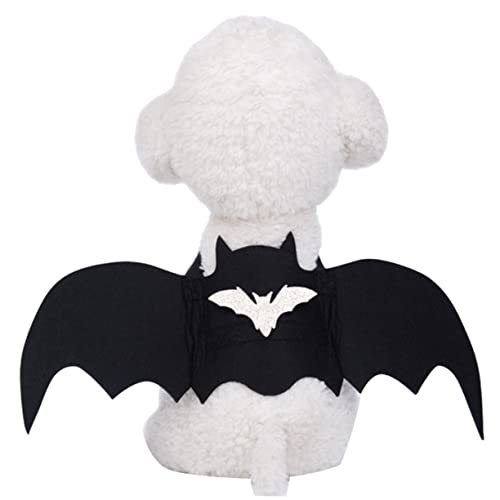 NOLITOY 1stk Ferienhundeflügel Halloween-hundeflügel Halloween-hundeanzug Halloween-Hunde-Cosplay Halloween-Haustier-Fledermaus-Tuch Hunde Kostüm Halloweenkostüm Kätzchen Haustier-Outfit von NOLITOY