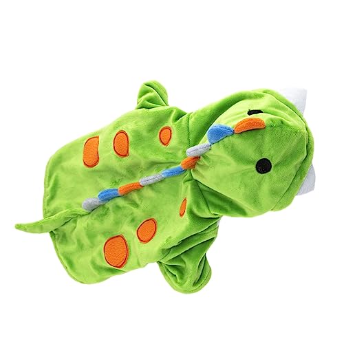 NOLITOY 1stk Kleidung Für Haustiere Hunde-Dinosaurier-kostüm Dinosaurier-Hunde-Hoodie Katzen-Dinosaurier-kostüm Halloween-Cosplay-bekleidungszubehör Herbst Und Winter Polyester Kätzchen von NOLITOY