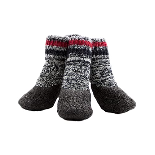 NOLITOY 2 Paar rutschfeste Socken Für Hunde rutschfeste Hundesocken Hund Warme Socken Strumpffüller Für Welpen rutschfeste Stiefeletten Für Hunde Hundesocken Für Große Hunde Kleidung Boden von NOLITOY