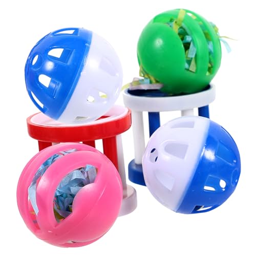 NOLITOY 2 Sätze Vogel Spielzeugball Outdoor-Spielzeug Kauspielzeug für Vögel Spielzeuge Spielzeug für Vogelkäfige Papageien Spielzeug kauen Zubehör Spielzeugset Papageienkäfig von NOLITOY