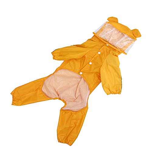 NOLITOY 3St Regenmantel für Haustiere Hunde-regencape hunderegencape Regenponcho klarer Poncho Reißverschluss-Hoodie Mode-Haustier-Regenmantel Haustierzubehör von NOLITOY