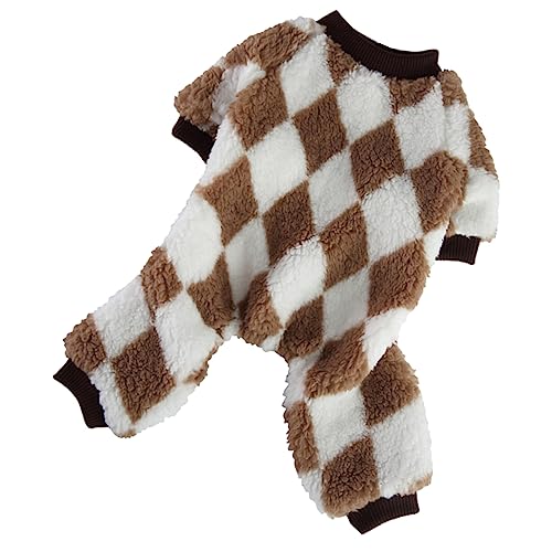 NOLITOY 3st Kleidung Für Haustiere Katzen-nachtwäsche Haustier-Overall Abriebfeste Welpenkleidung Winterkleidung Für Kleine Hunde Hunde-Overall Herbst- Und Winterkleidung Polyester Pyjama von NOLITOY