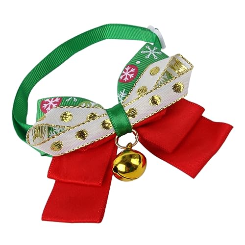 NOLITOY Halsschleife Für Haustiere Katzen Halsband Verstellbares Hundehalsband Weihnachts Hundeschal Weihnachtshalsband Für Haustiere Welpe Hundeschal Weihnachte Plastik Karikatur Geschenk von NOLITOY