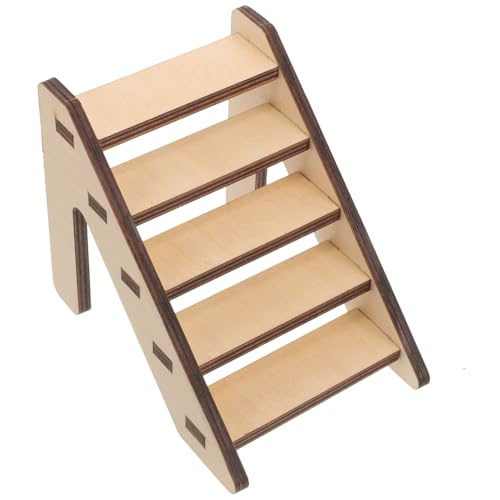 NOLITOY Hamster-Kletterspielzeug Holzleiter Brücke Ratte Spielplatz Aktivitätsplattform Treppe Hamsterkäfige Zubehör Für Hamster Rennmäuse Mäuse Kleintiere Zwergmaus von NOLITOY