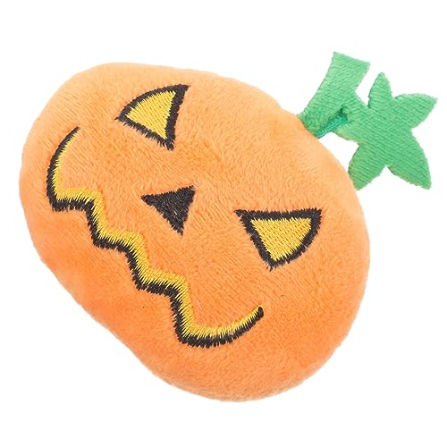 NOLITOY Haustier-plüschpuppe Katzenkürbisspielzeug Plüsch-kürbis-hundespielzeug Süßes Katzenspielzeug Halloween-quietschplüsch Halloween-hundespielzeug Katze Neckt Hauskatze Haustier Katze von NOLITOY