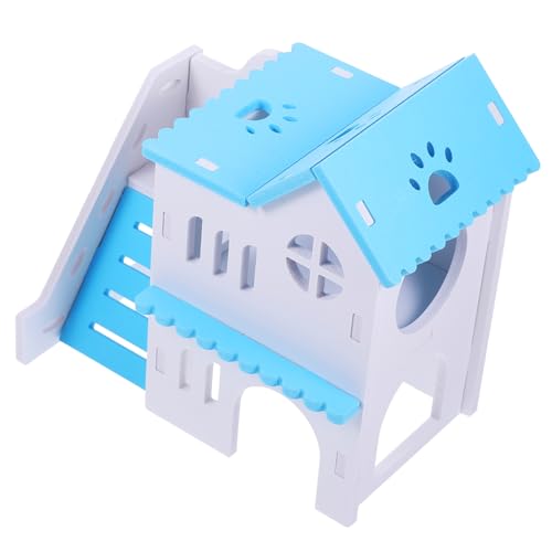 NOLITOY Meerschweinchenheim Kleintier-aktivitätsspielzeug Hasenhütte Hamsterversteck Hütte Rattenversteck Hamsterhausbett Hamsterversteckhütte Meerschweinchenhütte Kleines PVC Nest von NOLITOY