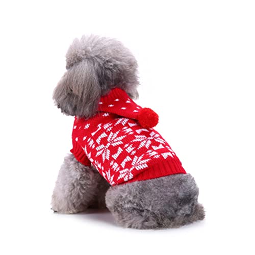 NOLITOY Outdoor-haustierweste Winterkleidung Für Hunde Weihnachtsfeier Katzenkostüm Weihnachtskostüm Für Haustiere Welpen Pullover Hundekleidung Hundemäntel Weihnachten von NOLITOY