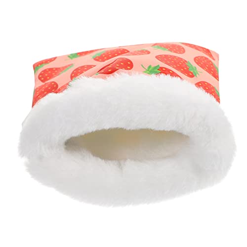 NOLITOY Schlafsack Für Hamster Hamsterbett Beutel Für Zuckergleiter Meerschweinchen Bett Meerschweinchen Kuschelsack Meerschweinchen Hammer Umarmungstasche Winter Kaninchenfell von NOLITOY