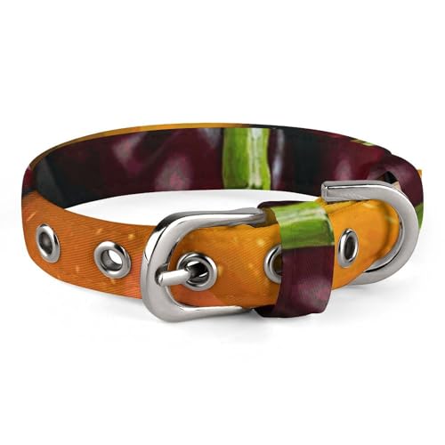 Hundehalsband mit Schnalle, süßes Haustierhalsband, verstellbar, Sicherheitshalsband für kleine und mittelgroße Hunde, breites Hundehalsband von NONHAI