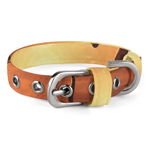 Sea Sunset Hundehalsband mit Schnalle, niedliches Haustierhalsband, verstellbar, Sicherheitshalsband für kleine und mittelgroße Hunde, breites Hundehalsband von NONHAI