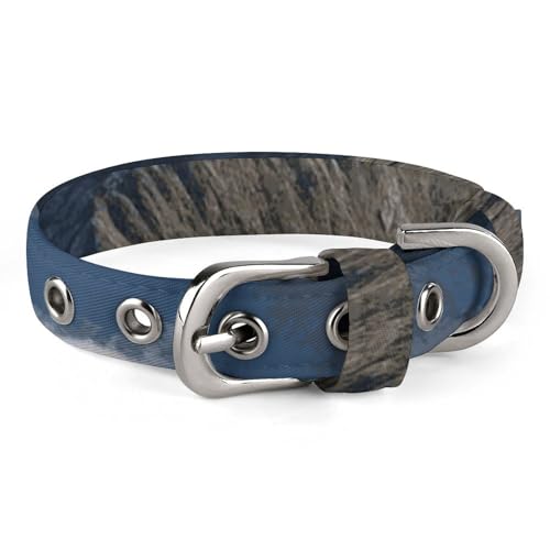 Summits and Ridges Hundehalsband mit Schnalle, niedliche Haustier-Halskette, verstellbar, Sicherheitshalsband für kleine und mittelgroße Hunde, breites Hundehalsband von NONHAI