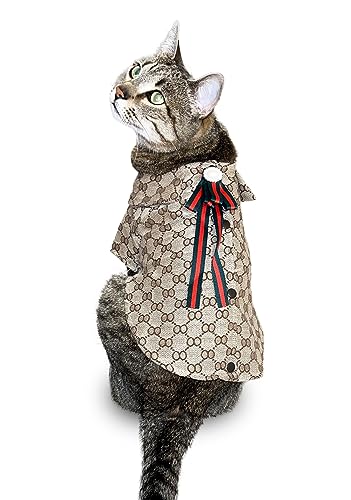 Noras Village Katzenkleidung Hundekleidung - Freundliches und stilvolles Katzenhemd und Hunde-Shirt, Haustierkleidung, Katzenzubehör für Katze, kleine Hundekleidung und Katzenpullover (XL) von NORAS VILLAGE