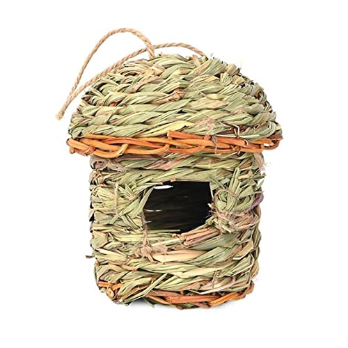 NOVEDADES MARCOS 1 x Hummingbird House Straw Rope Straw Cover Bird Supplies Cage Grass Outdoor Garden Courtyard Country Decoration Birdwatching Garden Birdcage (Color : 15 x 18 x 24) von NOVEDADES MARCOS