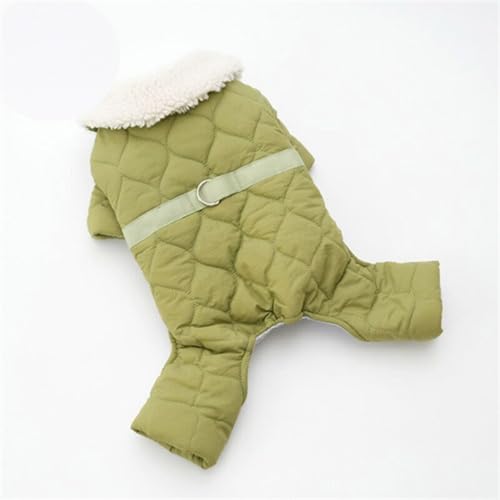 Winter Hundebekleidung Warme Weste Katze Welpen Haustier Mantel Jacke Outfit Yorkie Pommerschen Shih Tzu Bichon Chihuahua Hundekleidung (Farbe: A- Overall, Größe: S) von NOVSKI