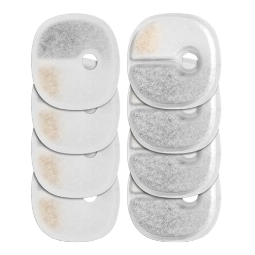 NPXUAMTJ 8pieces Ersatzfilter Für PET Wasserbrunnen Automatische Katzen Trinksysteme Filter Filtrationssysteme Katzen Brunnenfilterersatz Ersatz NPXUAMTJ 8pieces Ersatzfilter Für PET Wasserbrunnen Automatische Katzen Trinksysteme Filter Filtrationssysteme Katzen Brunnenfilterersatz Ersatz von NPXUAMTJ