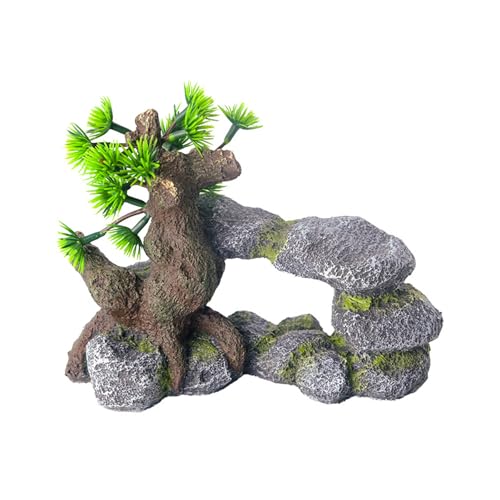 NPXUAMTJ Aquarien Rockerybaum Figur Fischtank Ornament Garnel von NPXUAMTJ