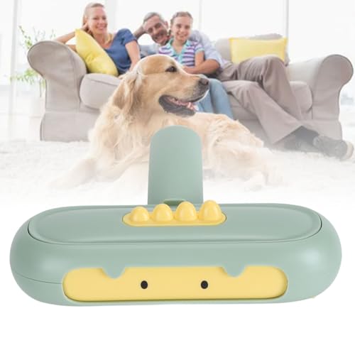 NSXAYIWE Tierhaarentferner, doppelseitige Fusselrolle, Tierhaarentfernungswerkzeug mit ergonomischem Griff, tragbarer Hundehaarentferner für Couch, Möbel, Teppich, Kleidung (Green) von NSXAYIWE