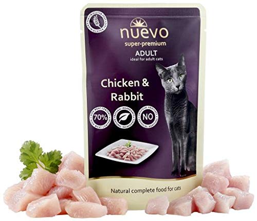 Über ausgewachsene Katze, Huhn, Kaninchen von NUEVO SUPER PREMIUM