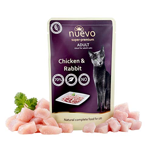 Über ausgewachsene Katze, Huhn, Kaninchen von NUEVO SUPER PREMIUM