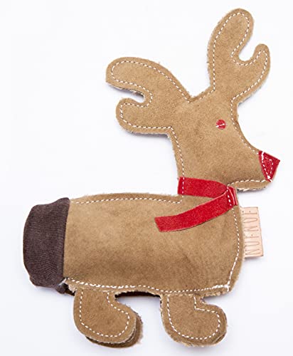 NUFNUF - Scooby Suede Leather Toy Raindeer von NUFNUF