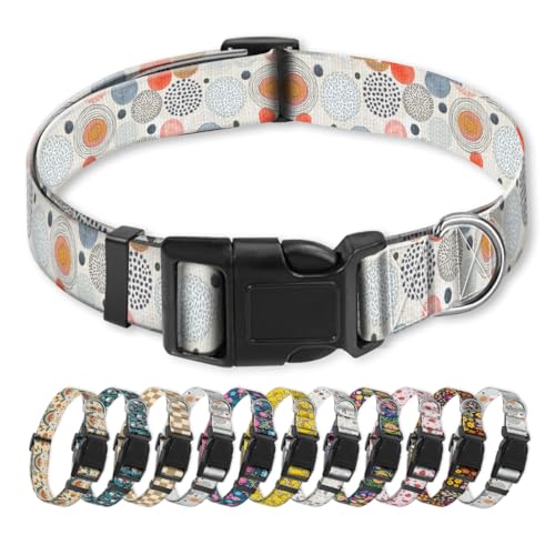 NUGGHU Hundehalsband, niedliches Welpenhalsband, lustiges Haustierhalsband, verstellbar, weich, für mittelgroße Hunde, niedliche Punkte NUGGHU Hundehalsband, niedliches Welpenhalsband, lustiges Haustierhalsband, verstellbar, weich, für mittelgroße Hunde, niedliche Punkte von NUGGHU