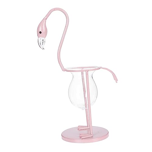 NULYLU 1 Stück Office Ornament Kreative Hydroponic Vase Exquisite Flamingos Pflanzenvase von NULYLU