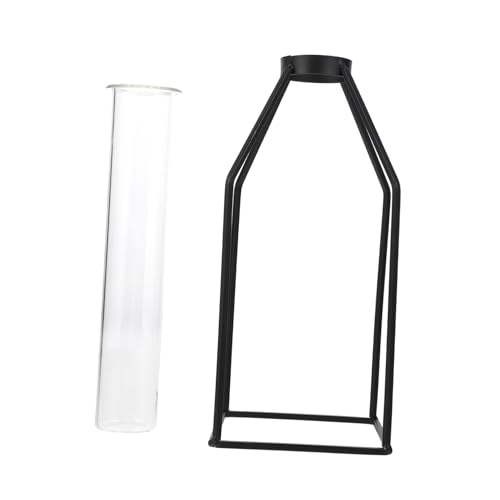 NULYLU 1set Kreative Form Rack Exquisite Hydrokultur Vase Büro Desktop Pflanze Vase von NULYLU