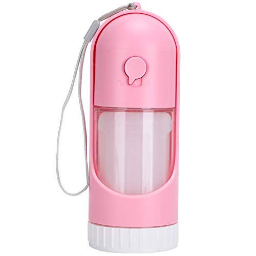 Haustiernahrung Wasserflasche Dual Zweck -Spender tragbarer versenkbare Hunde Katzen im Freien (Retractable Water Grain Cup Powder) von NUMNBE