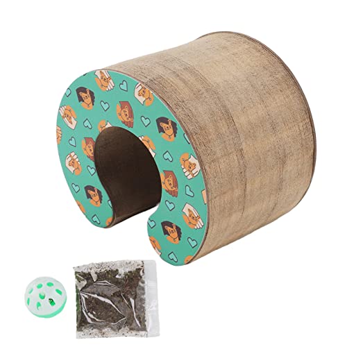 Katzenkratzer - Multipurpose -Kratzer -Wellpapier mit runden Glockenkugel für Katzen und Kätzchen von NUMNBE