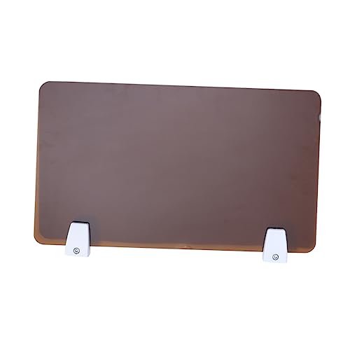 NUOBESTY 1Stk Schreibtisch Sichtschutz Schindel Panel-Barriere Desktop-Teiler Niessperre unterlegscheiben Büro-Trennwand Büro-Desktop-Schallwand Acryl Abschneiden Bildschirm Teilung Student von NUOBESTY