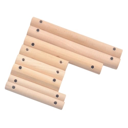 NUOBESTY 40St Puppenclip aus Birke Kletterspielzeug Spielzeug für Meerschweinchen Hamsterleiter und Plattform Lernspielzeug holzstäbe holzstock unfertige Holzstangen DIY-Stangen aus Holz von NUOBESTY