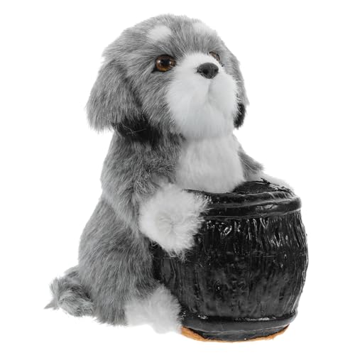 NUOBESTY Stifthalter Für Hunde Welpenspielzeug Für Heisere Figuren Hundeplüschtiere Für Hundespielzeug Für Hundefiguren Tierspielzeug Huskys-Puppe Pp Baumwolle Grey NUOBESTY Stifthalter Für Hunde Welpenspielzeug Für Heisere Figuren Hundeplüschtiere Für Hundespielzeug Für Hundefiguren Tierspielzeug Huskys-Puppe Pp Baumwolle Grey von NUOBESTY