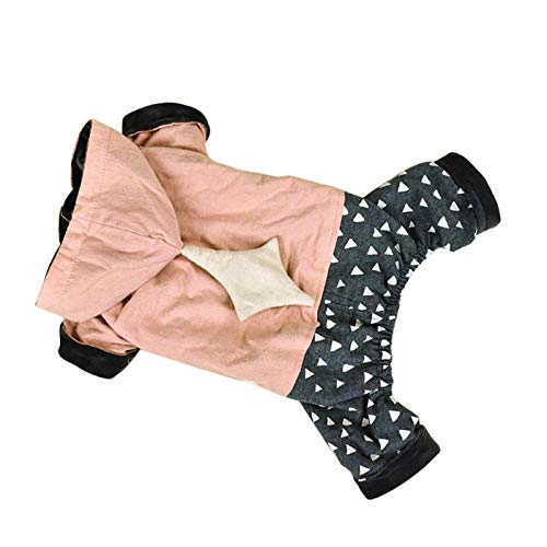 NUOYIYI Winter Haustier Kleidung Welpe Katze Kleidung Hoodies Mantel Warmer vierbeiniger Overall Herbst Frühling Hund Kleidung XL von NUOYIYI