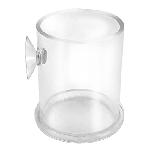 Clear Acrylic Aquarium Fish Feeder Anti-drift Shrimp Fish Food Feeding Fish Feeding Jar Aquarium Accessories Shrimp Feeder Acrylic Shrimp Feeder Tube Shrimp Feeder Clear von NURCIX