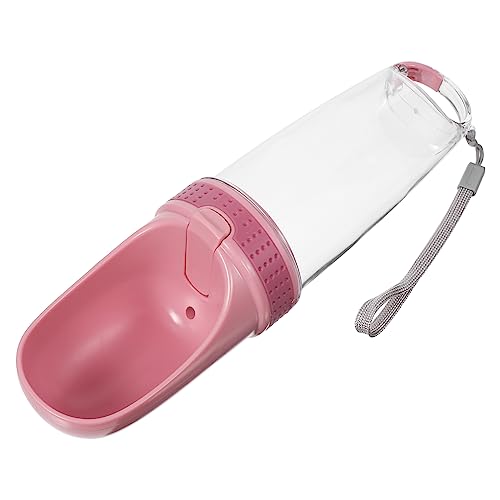 NUSITOU 1 Stück Tragbare Auslaufsichere Wasserflasche Für Haustiere Zusammenklappbarer Trinkwasser Spender Im Bezaubernden Rosa Ideal Für Outdoor Aktivitäten Wandern Und Reisen von NUSITOU