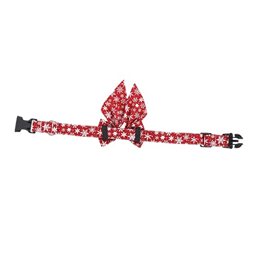 NUSITOU 1 X Haustierhalsband Kätzchen Kleines Katzenhalsband Hund Weihnachtspyjama Weihnachts Haustier Deko Zubehör Kleine Hundehalsbänder Hut Zubehör Weihnachtshalsbänder Für von NUSITOU