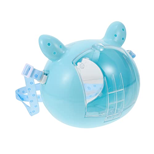 NUSITOU 1stk Hamsterkäfig Zum Mitnehmen Meerschweinchen Träger Abgehende Handtasche Für Haustiere Hasenkäfige Für Kaninchen Im Freien Papagei Minikäfig Igel Handtasche Blue Plastik von NUSITOU