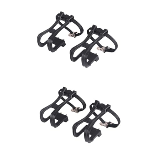 NUSITOU 2 Paar Pedal-Zehenclip Indoor-Pedale Fahrradpedal Fitnessstraße Fahrradzubehör Fahrrad Zehe Fahrrad-Zehenriemen Radfahren Pedal Zehenclip Rennrad-Clip Fahrrad Pedal Zehenclip Black von NUSITOU