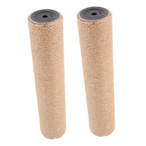 NUSITOU 2 Stücke Katze Baum Ersatz Teile Hohe Sisal Cat Scratch Pole Für Indoor Katzen Robust Sissal DIY Katze Kratzen Post Zubehör von NUSITOU