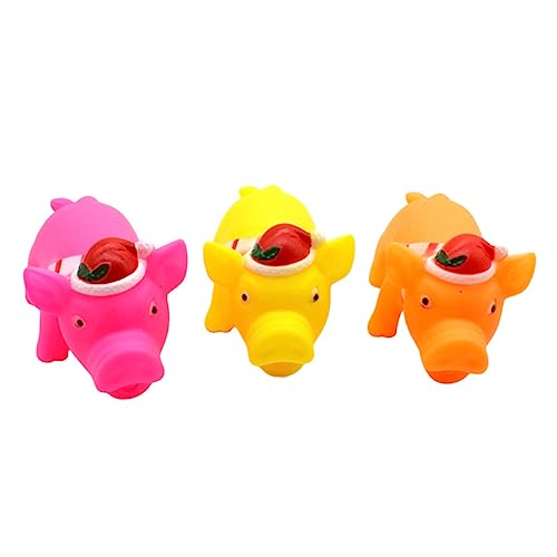 NUSITOU 3pcs Interessantes Hund Kaut Spielzeug Dekompression Haustier -Plaything -Squeeze -entlüftungsspielzeug von NUSITOU