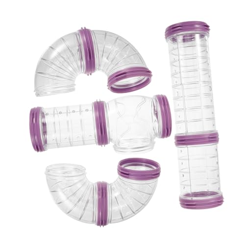 NUSITOU Hamster Röhren DIY Hamster Tunnel Set 1 Set Hamster Röhrensystem Für Kleine Tiere Bunte Röhren Für Hamsterkäfig Zubehör Kreatives Für Hamster Und Nager Hamster Zubehör von NUSITOU