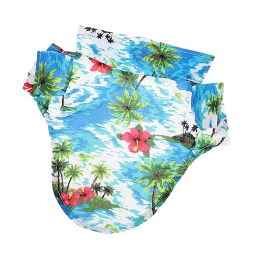 NUSITOU Haustier Sommerhemd Hawaii Hemd Welpen T Shirt Welpen Shirts Bezauberndes Hunde Shirt Hemden Für Katzen Heimtierbedarf Dekorative Hundekleidung Hundebekleidung Bequeme von NUSITOU