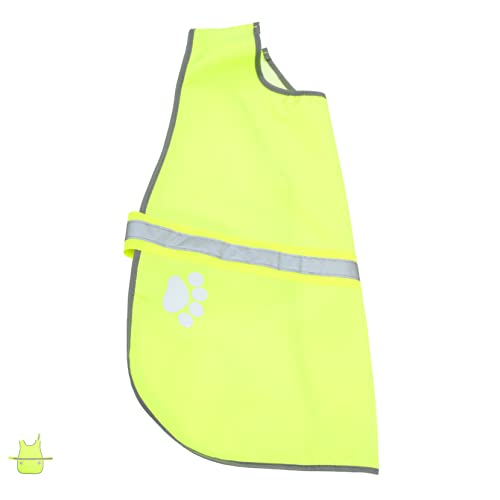 NUSITOU Outdoor-Hundeweste reflektierende Hundeweste mit fluoreszierenden Streifen Haustierkleidung für die Reise von NUSITOU