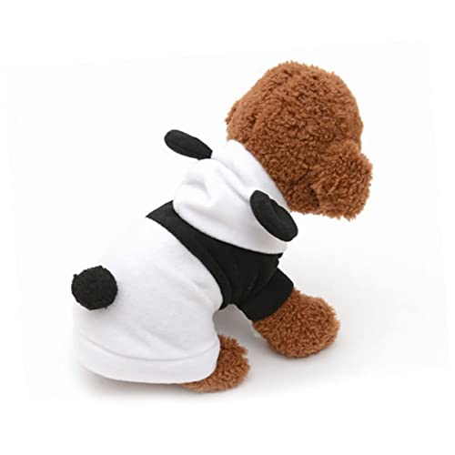 NUSITOU Hundepullover Panda Kostü Für Hunde Warmes Herbst Winter Outfit Größe Bequeme Hundekleidung Für Kleine Hunde Und Welpen Ideale Hundemäntel Für Kaltes Wetter von NUSITOU